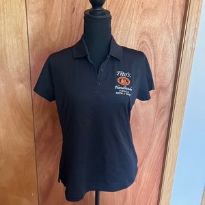 Tito’s golf shirt